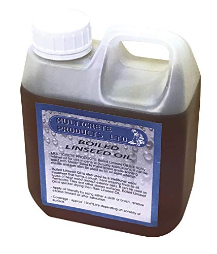 Boiled Linseed Oil - Traditional Wood Treatment, Seal/Oil Bare Woods (1 Litre)