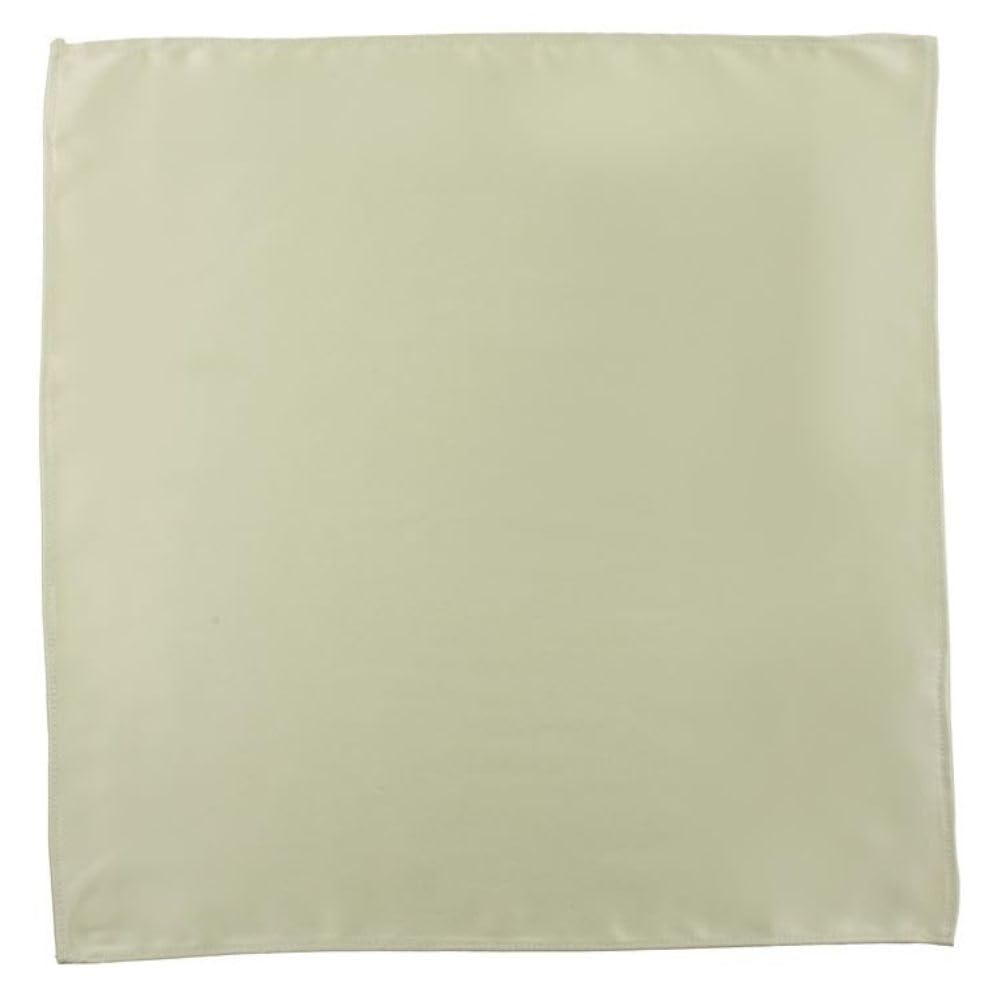 Solid Mint green Satin Pocket Square For Men-image-11