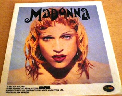 Madonna autocollant 10x10cm sticker decoration rock