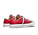 Converse Unisex Chuck Taylor All Star Low Top Red Sneakers - 8 Men 10 Women