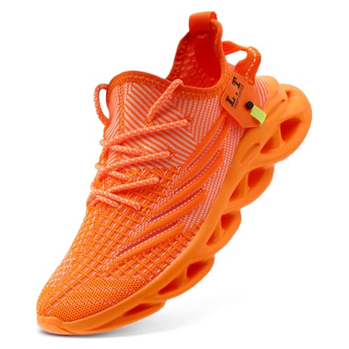 Image of DLWKIPV Men Running Shoes Men's Tennis Shoes Lightweight Breathable Fashion Sneakers Non Slip Workout Gym Shoes for Running
