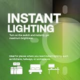 greenandco 10 x żarówka LED | GU10 | 2,5 W 450 lm | 6500 K zimna biel | 100° | 230 V | bez migotania | klasa efektywności energetycznej A | nie ściemnialna
