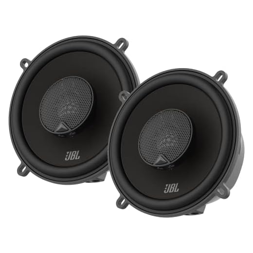 JBL Stadium 52F Juego de Altavoces Coche coaxiales de 2 vías de Harman Kardon - 180 vatios Altavoz para Coche Stereo Echo Auto 13 cm | 130 mm | 5.25 Pulgadas