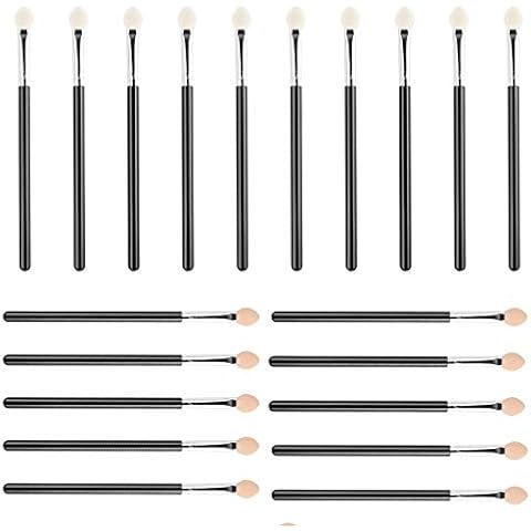 20 Piece Double Ended Eyeshadow Applicators Cover