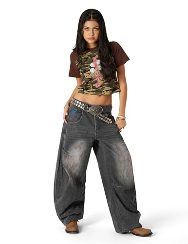 Aelfric Eden Wrinkle Loose Barrel Jeans Vintage Casual Denim Pants Comfy Soft Wide Leg Streetwear 2025 Trendy Bottom2