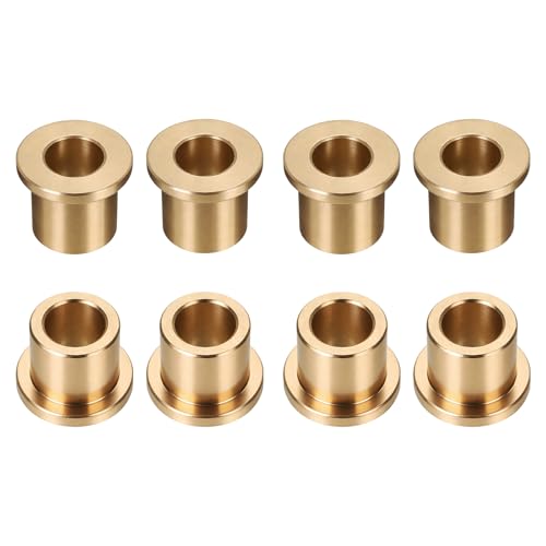 Roulement douille bride en bronze fritté de haute précision dimensionnelle 8 pièces