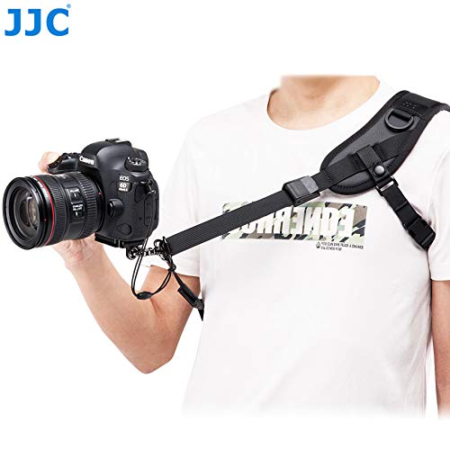 Jjc Ns-Pro1M Adjustable Quick Release Sling Strap, Cross Body Strap, Camera Strap, Rapid Shoulder Neck Sling Strap Belt, Breathable & Comfortable Shoulder Pad, Arca Swiss Type Qr Plate Strap Eyelet #TOP7