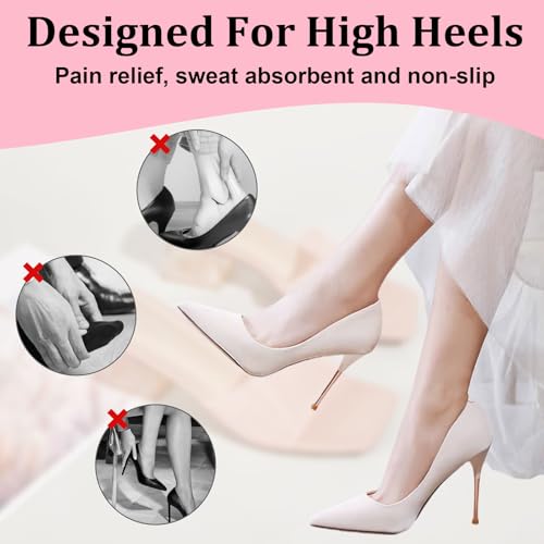 2 Pares de Plantillas para Tacones Mujer Gel Acolchonado miniatura 4