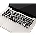 MOSISO Silicone Keyboard Cover Compatible with MacBook Air 13 inch A1466 A1369 2010-2017&Compatible with MacBook Pro 13/15 inch (with/Without Retina Display, 2015 or Older Version), Black