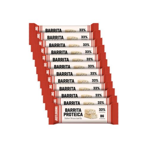 JustLoading Barrita Proteica Stracciatella 30% Proteína (12x35g)