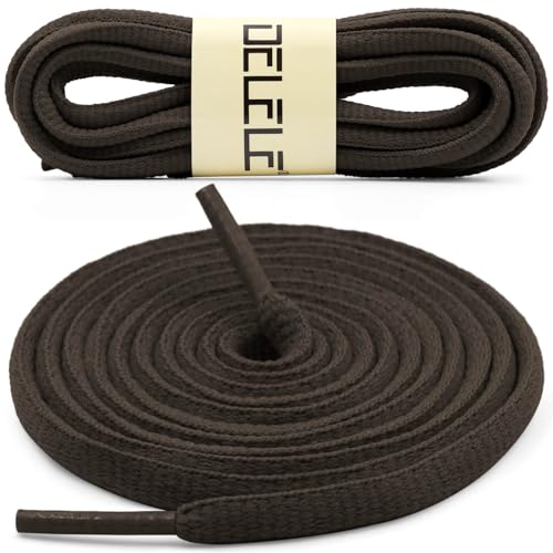 Image of DELELE 2Pair Oval Shoes laces 42 Colors Half Round 1 /4 inchAthletic ShoeLaces for Sport /Running Shoes Shoe Strings