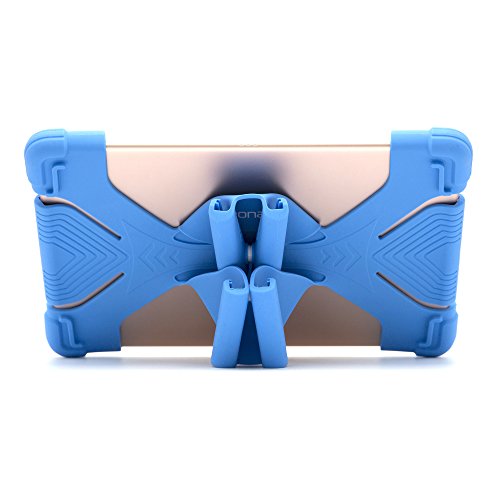 Capa Universal Para Tablets de 9 a 12 Polegadas Geonav em Silicone e Laterais Ajustáveis - Azul, GEO