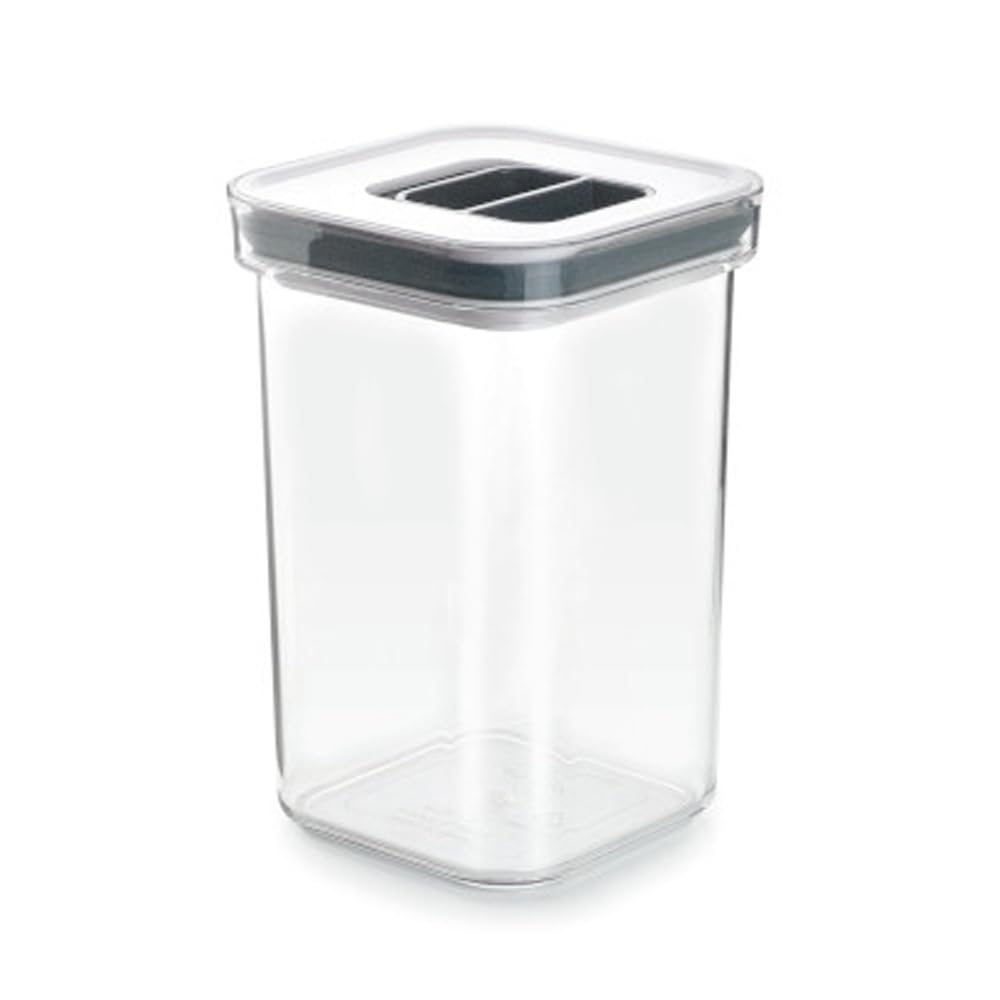 Lacor - 64621 - Dry Food Container, Airtight Lid with Silicone Lid, Stackable, BPA Free, 1 Litre Capacity