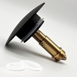 Chonphan Pop Up Waschbeckenstöpsel 66mm Schwarz Matt