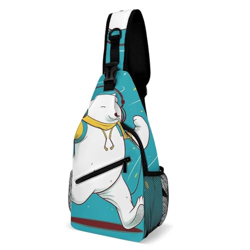 Mochila tipo bandolera deportiva para hiking y uso casual