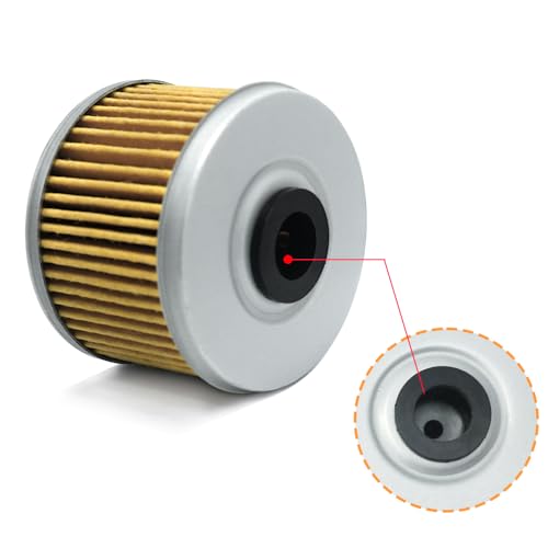 Image of Oil Filter Kit Compatible with Honda FourTrax 300 TRX300 TRX300FW TRX300EX TRX400EX Rancher 350 Foreman 400 450 500 520 Racher 420 Pioneer 500 520 TRX400FW TRX420 500 520 (Pack of 2)