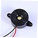 GLEAVI 4pcs Dc Electronic Buzzer Piezo Alarm Connectors Buzzer for Industrial Use