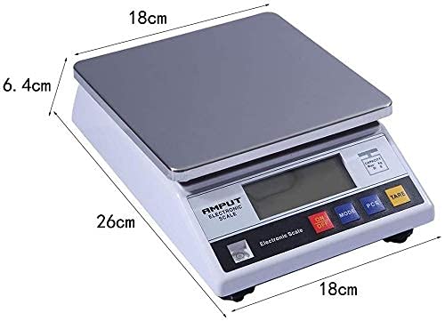 Wagi elektroniczne Cyfrowa waga kieszonkowa Precyzyjne wagi kuchenne do żywności z wyświetlaczem LCD Funkcje tary i szt. Do kuchni Restauracja Mięso Owoce(1kg/0.01g)