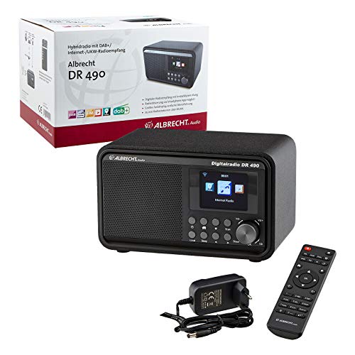 Albrecht DR490 Hybridradio mit Farbdisplay, 27490, Internet, DAB+, UKW, Radiosteuerung via App, Farbe: schwarz – Bild 8