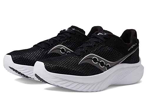 Image of Saucony Womens Kinvara 14 Running Sneakers Shoes - Black