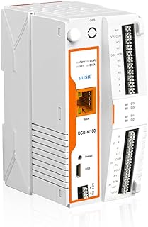 USR-M100-ETH Industrial Remote IO Edge Computing IOT Gateway 4g modem IO Controller MQTT/ SSL Modbus RTU to TCP Gateway