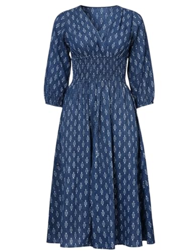 Image of Leriya Fashion V Neck Maxi Dress for Woman |Aline Dress for Women |Long Flared Dress for Womens|Summer Casual Outfit Wear Events, Date & Evening Look |Perfect Gaun Wear for Woman's