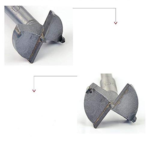 Miniatura 6 de Forstner - Juego de 16 brocas de perforación de 0.591-1.378 in, losas de madera, agujero de perforación de ala plana, bisagra de perforación de