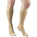 Truform 30-40 mmHg Compression Stockings for Men and Women, Knee High Length, Closed Toe, Beige, Large