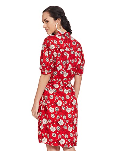 Image of Spykar Women's Cotton Classic Knee-Length Casual Dress