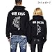 Daisy for U King Queen Couple Set Sudadera con Capucha