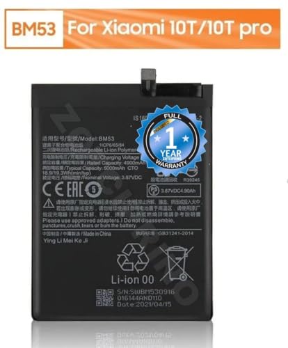 Image of Original BM53 Battery for Redmi 10T 5G 10T Pro 5G M2007J3SY, M2007J3SG Battery with 1 Year Warranty***(CC136)
