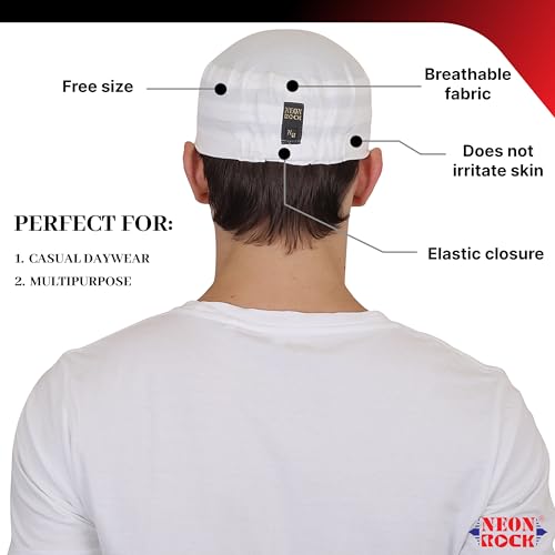 Image of NEON ROCK Men Women Stylish Dori Cap Stylish Premium Cotton Hat Cap for Summer, Winter, Spring, Autumn and All Activities, Freesize Pack of 1