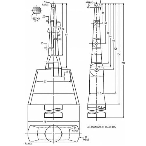 Dito di prova articolato, sonda di curvatura di 180 gradi con 3,5mm Hinged Tip, strumento di sicurezza elettrica per apparecchiature industriali e clausura dell'apparecchio industriale e verifica dell