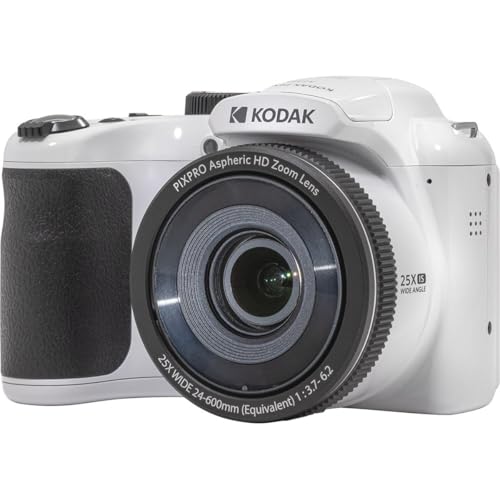 Kodak KODAK PIXPRO AZ255-WH 16MP Digital Camera 25X Optical Zoom 24mm Wide Angle Lens Image Stabilization 1080P Full HD Video 3' LCD Vlogging, with Bag & 32GB SD Card + - image 4