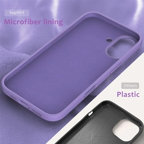 Image of ArmourPro Silicone Back Case for iPhone 16, Soft-Touch Case | Voilet