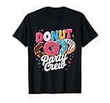 donut party crew shirt camicia donut donut birthday donut maglietta