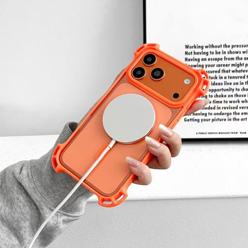 Étui de luxe pour iPhone 17 Pro Max en acrylique transparent antichoc