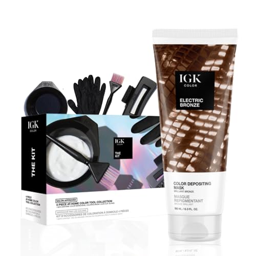 IGK Electric Bronze Hair Gloss Kit