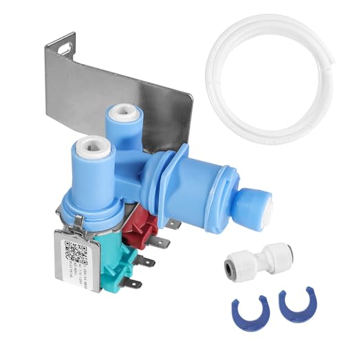 UPGRADED W10408179 W10179146 Refrigerator Water Inlet Valve Compatible with Whirlpool Kenmore 2304757 2205762 W10155357 W10445780