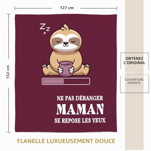 Cadeau Anniversaire Maman, Plaid Couverture Polaire Cadeau pour Maman – vue 7