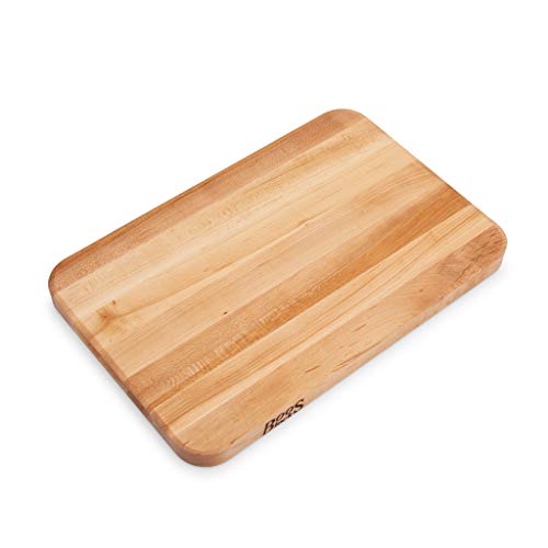 John Boos Chopping Select Maple Edge Grain Cutting Board, 18 Inch X 12 Inch X 1.25 Inch, 18 Inches X 12 Inches X 1.25 Inches #TOP1