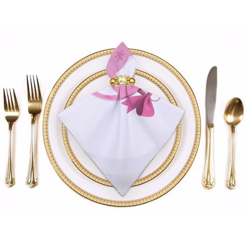 Servilletas de Tela Decorativas Cuadradas 18x18 Pulgadas Pack 4 miniatura 3