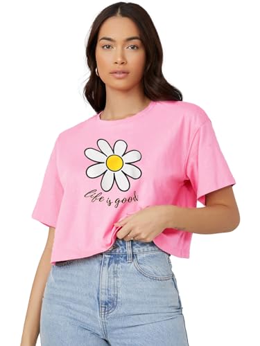 Image of KOTTY Women's Letter Print Oversized Fit T-Shirt