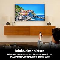 Roku Smart TV – 55-Inch Pro Series 4K QLED RokuTV with Backlit Roku Voice Remote Pro, Dolby Vision IQ, 120Hz Refresh Rate – Live Local News, Sports, Gaming — image 2