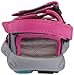 Columbia Youth Unisex Techsun 3 Strap Sandal, Pink Ice/Pacific Rim, 10