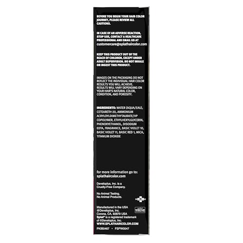 Beetlejuice Beetlejuice Splat Tinte Temporal de Cabello 1-use Rosa miniatura 5