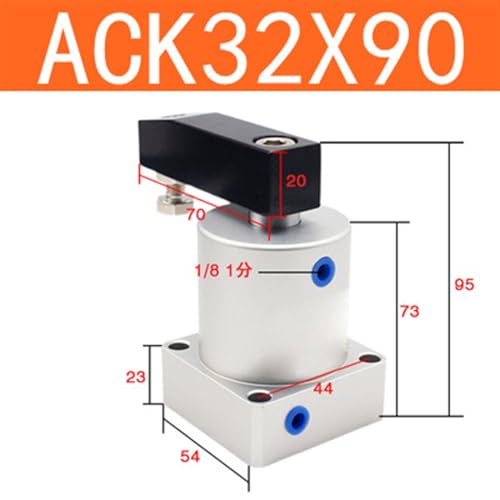 Vérin pneumatique pivotant SRC25-90 et vérin d'angle de serrage rotatif