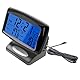 Auto Thermometer Digital Wecker Ruspela Auto Fahrzeuge Temperatur Gauge mit Hintergrundbeleuchtung Auto Thermometer Uhr Digital Alarm Clock