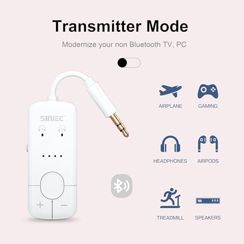 Bluetooth 5.3 Transmitter for Airplane Connect 2 Headphones or Airpods - image 9