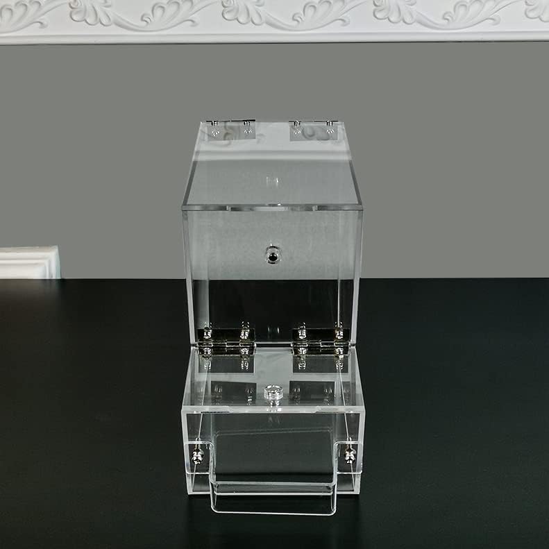 FixtureDisplays® 4 X 12 X 7" 1.1 Gallons Clear Acrylic Hinged Candy Bulk Bin, Coffee, Grain, Spice, Beans 100857-1D